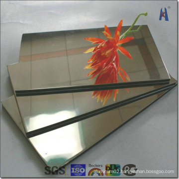 Gold and Silver Mirror Aluminium Composite Panel